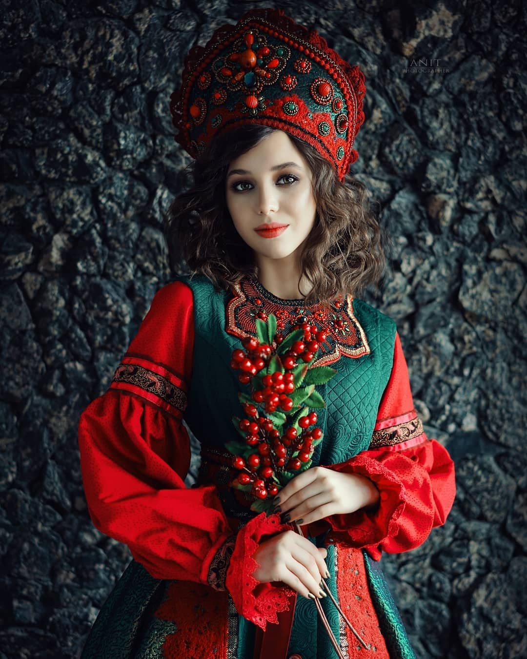 Nude girl Women in Slavic costumes in Fortaleza